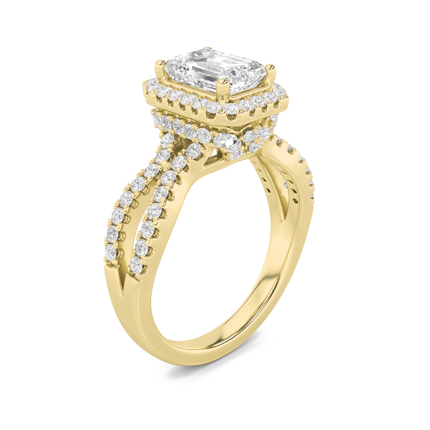 Heirloom Halo Solitaire Ring